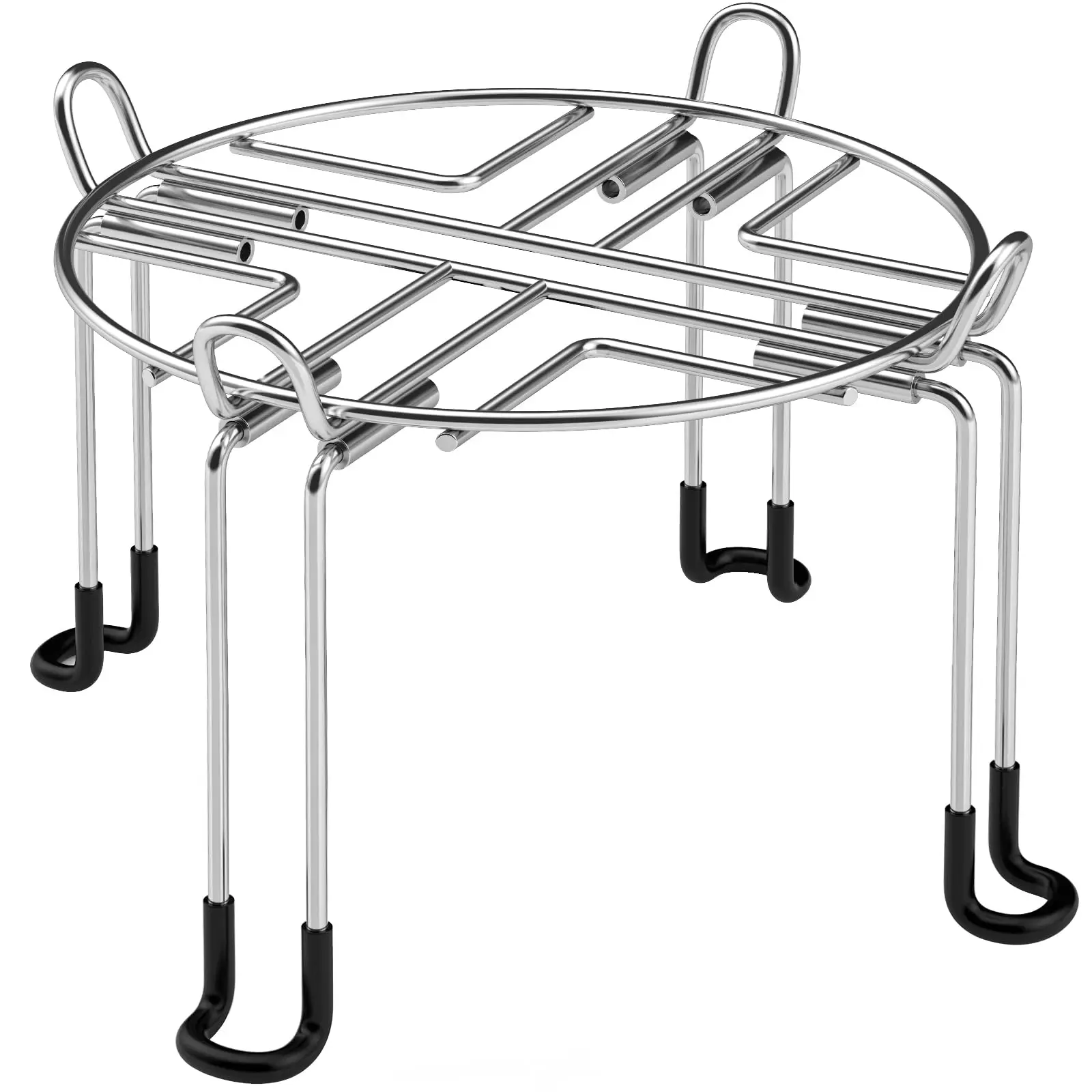 Polished Stainless Steel Water Filter Holder with Removable Legs Medium Gravity Water Filter Stand 6
