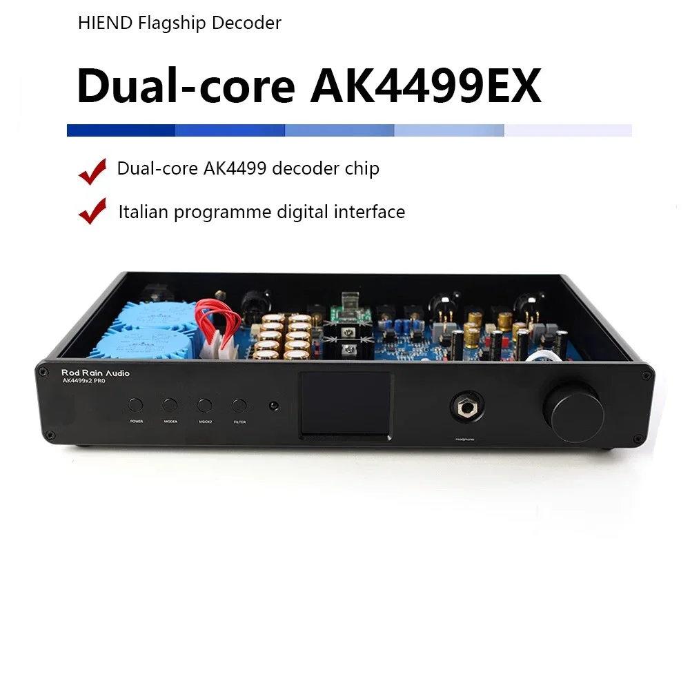 Signature Audio Decoder Dual AK4499EX DAC QCC3084 Bluetooth 5.4 HIFI Audio Decoder AMANERO USB Daughter Card DSD512 384KHz