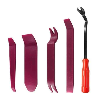 แผงประตูอัตโนมัติคลิป Trim Removal ชุดเครื่องมือเครื่องเสียงรถยนต์เครื่องมือถอดชิ้นส่วนนําทาง Disassembly Installer Prying ซ่อมเครื่องมือ