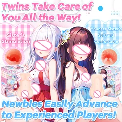 YUU Twins Realistic Sex Doll Anime Male Masturbators Artificial Pussy Masturbation Toy Vaginal Erotic Sex Toys for Men Onehole