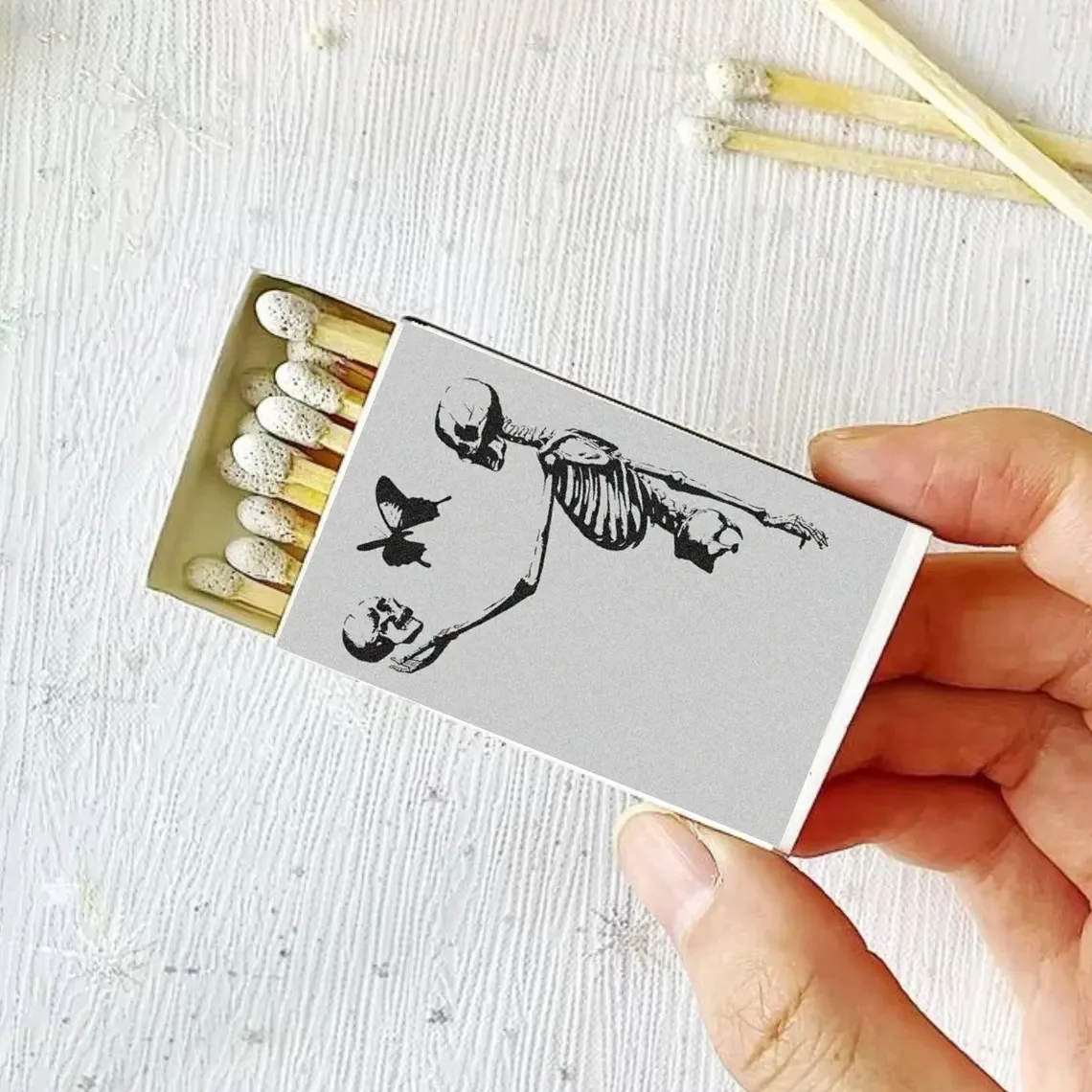 custom-double-sided-personalized-matchboxes-with-matches-until-death-do-us-part-skull-guest-favors-for-elopements