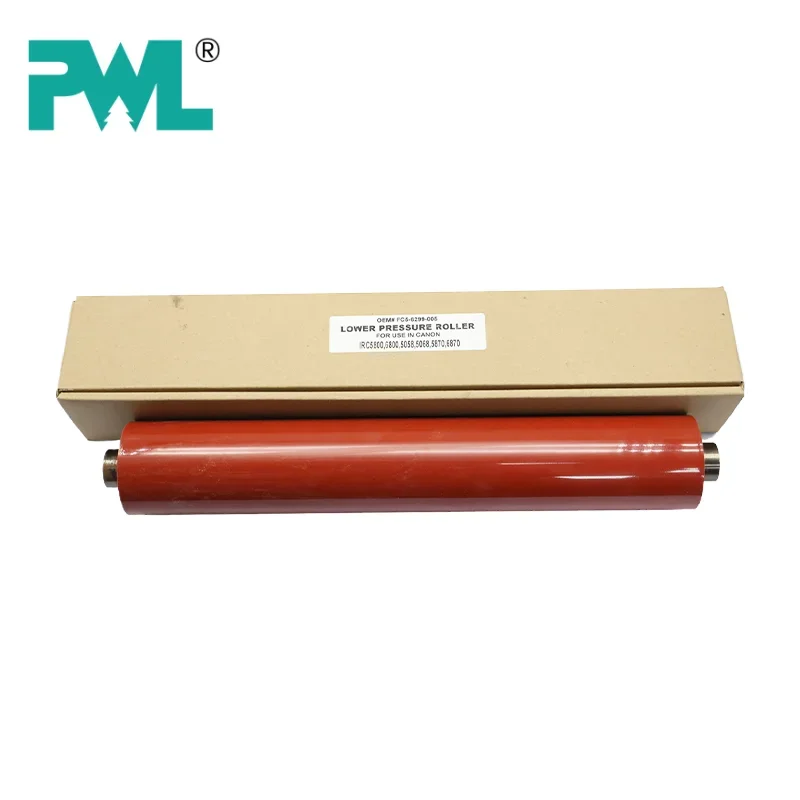 1PC IRC5800 Lower Fuser Sleeved Roller for Canon IR C5800 6800 5058 5068 5870U 6870U Pressure Roller High Quality