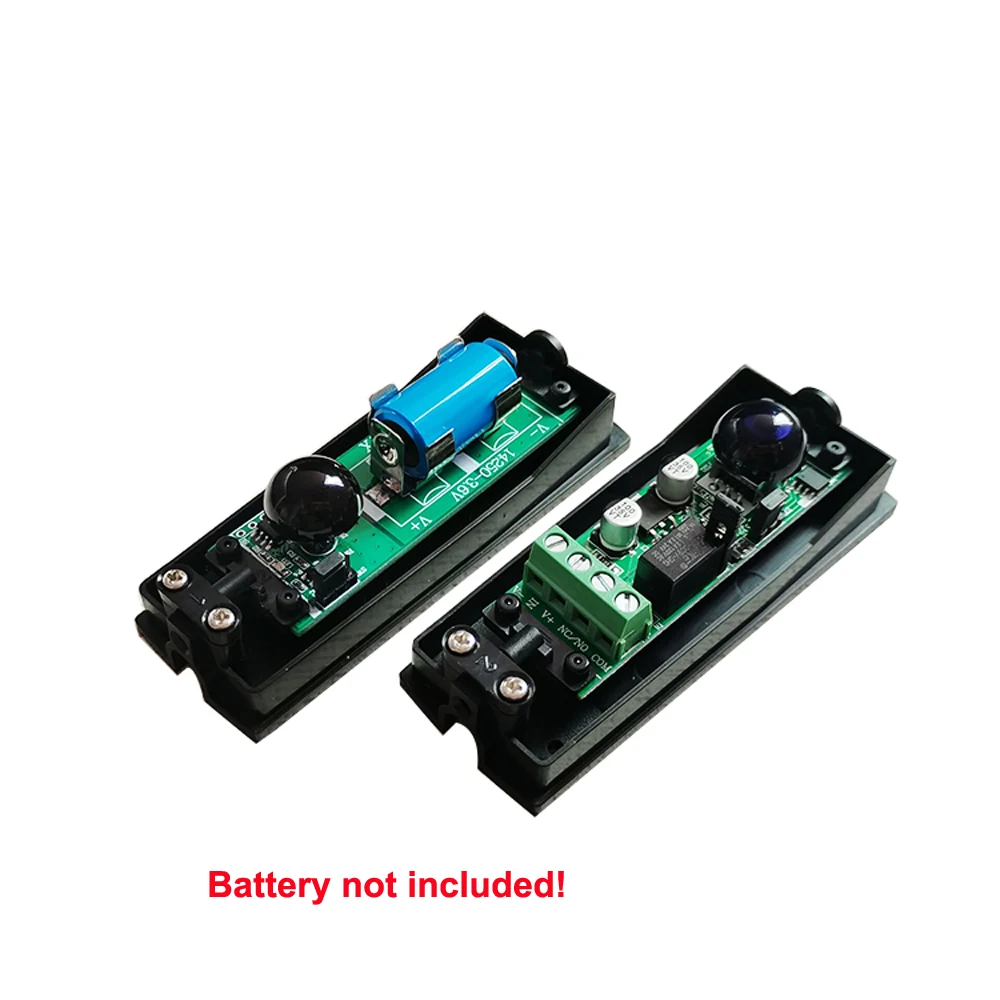 3.6V Battery Supported Outdoor IR Sensor Photocell Automatic Gate Garage Door Infrared Beam Sensor