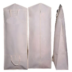 Bridal Wedding Gown Dust Cover Gown Garment Bag for Storage or Travel Gusseted Garment Cover for Long Puffy Prom Dresses 71