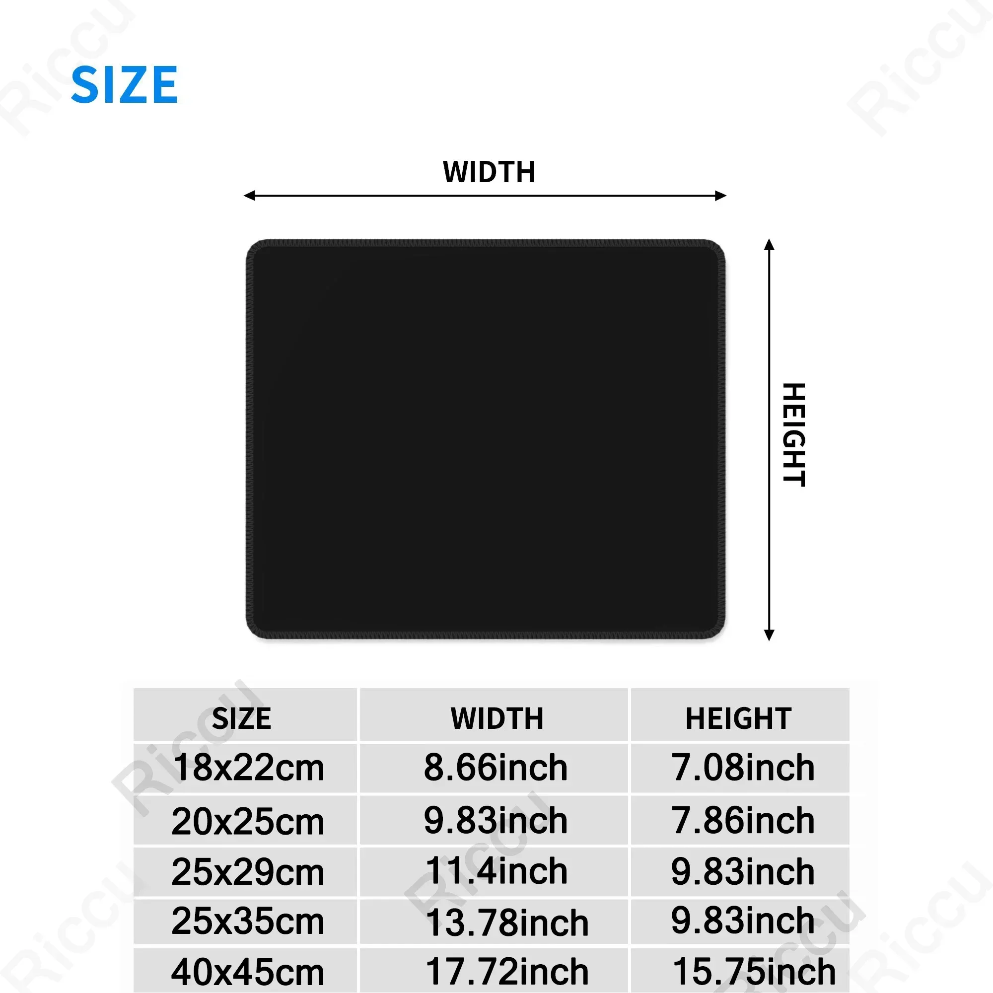 แผ่นรองเม้าส์แมวขาวดำแผ่นรองเมาส์คอมพิวเตอร์ตั้งโต๊ะขนาด25x29ซม. แผ่นรองเมาส์แบบพกพากันลื่นการตกแต่งบ้าน