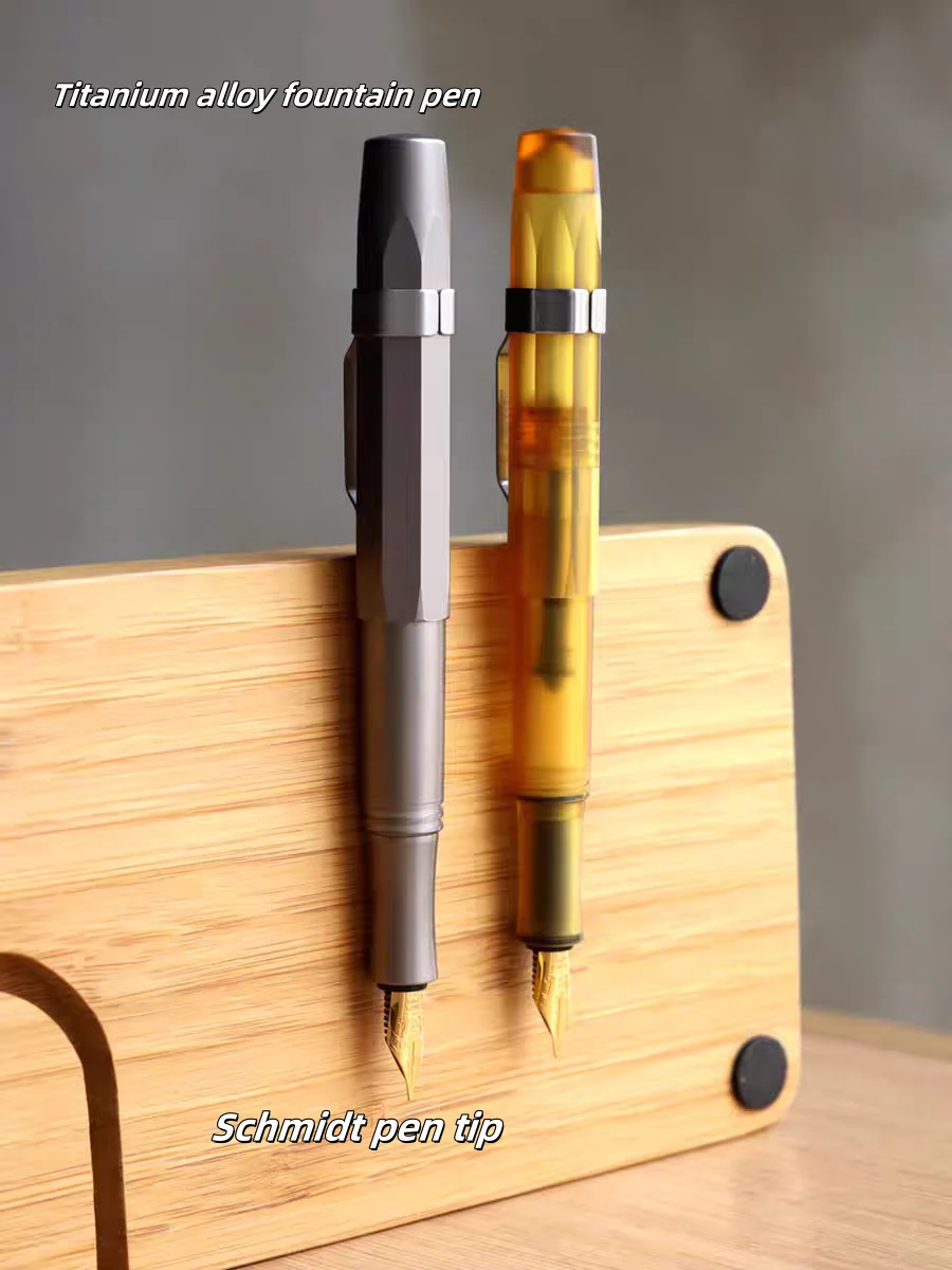Schmidt Int'l Ink Converter| Octagonal KAWECO Fountain Pen | Precision Crafted PEI & Titanium Design for Smooth Writing