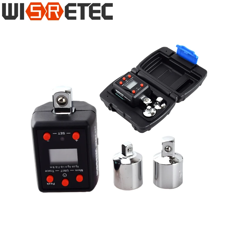 WISRETEC High Precision profesjonalny cyfrowy klucz dynamometryczny 1.5-1000nm Mini Manipulator narzędzie elektroniczny Adapter