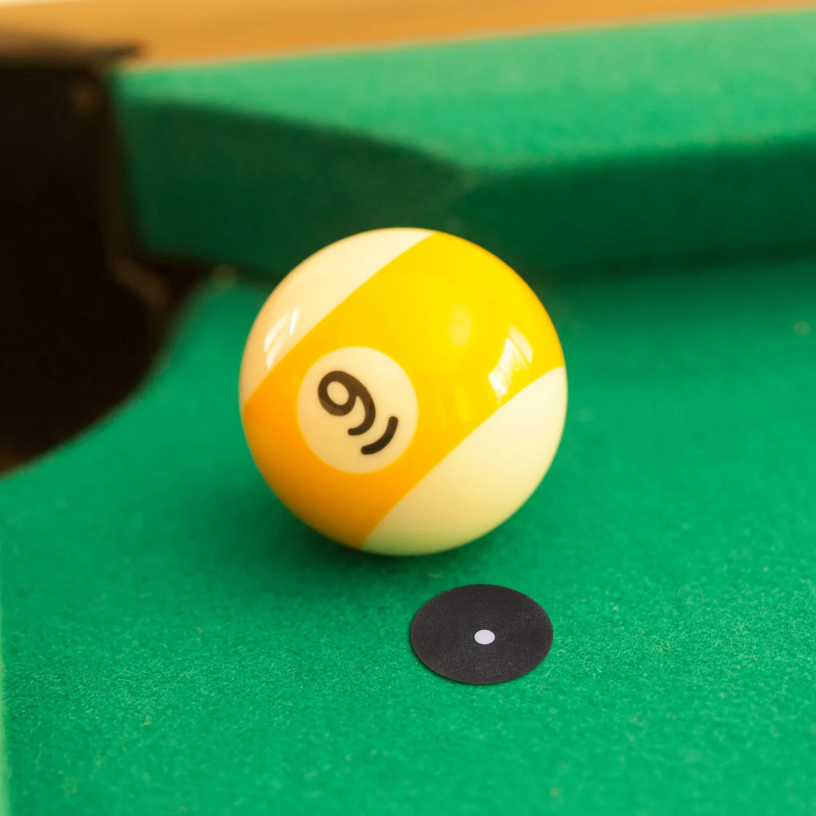 

2pcs Snooker Black Spots 2 Sheets Black Billiard Table Marker Dots Self-Adhesive Pool Table Accessory Woven Cloth Compact