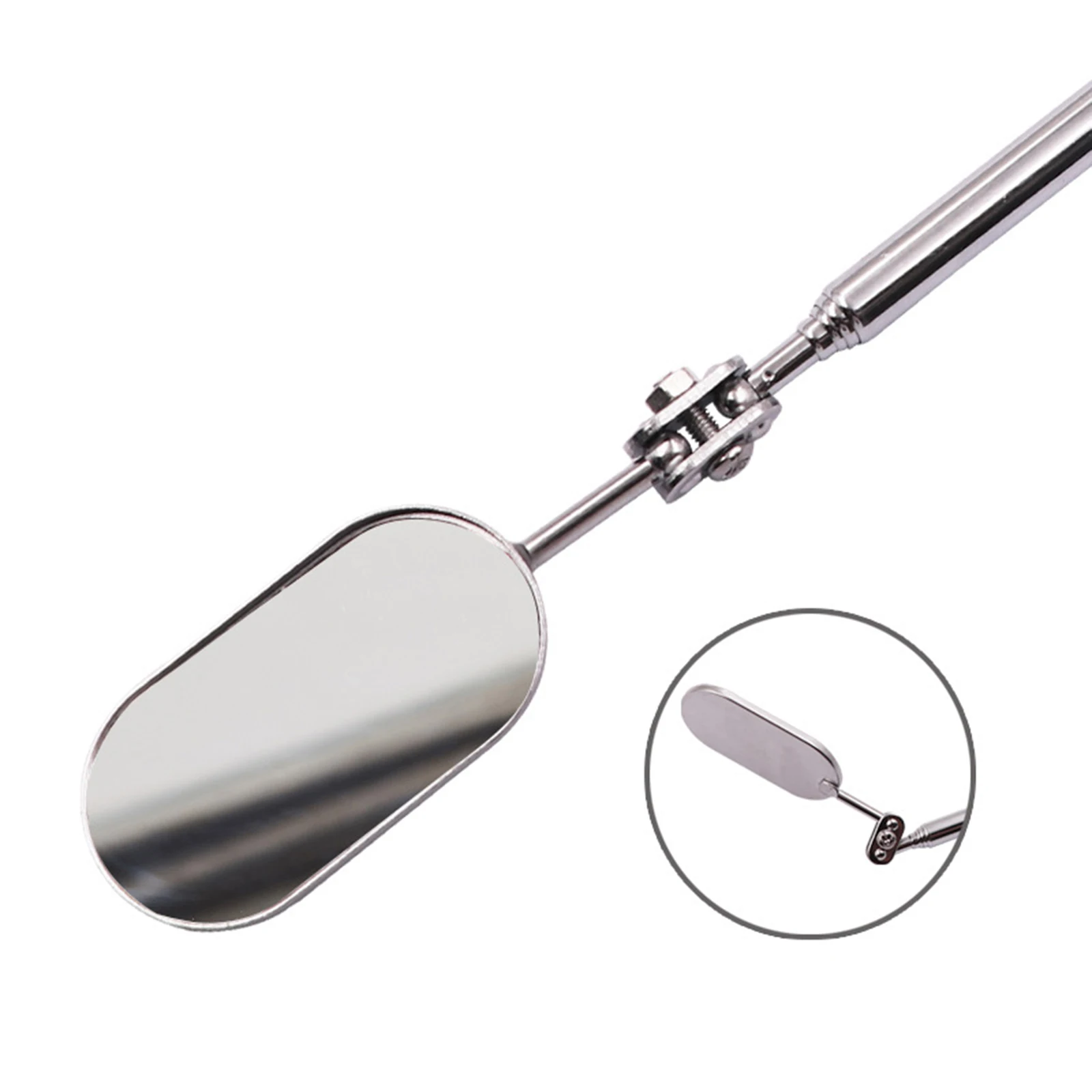 Telescoping Inspection Mirror 360 Swivel Multipurpose Metal Mechanics Mirror Adjustable Inspection Mirror car Repair Tool