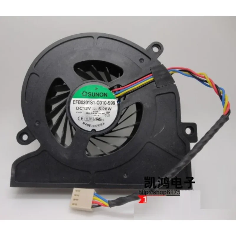 Novo ventilador CPU para SUNON EFB0201S1-C010-S99, 03WY43 3WY43-A00