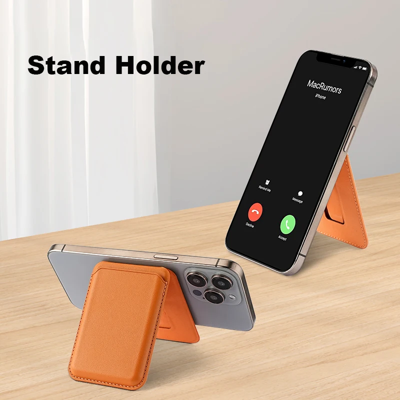 Magnetic Wallet Bag Hide Stand for iPhone 17 Air 16 15 14 13 Pro Max Plus Leather Card Phone Holder Mag-safe Case Pocket Cover