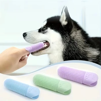 Silicone Pet Finger Toothbrush 1
