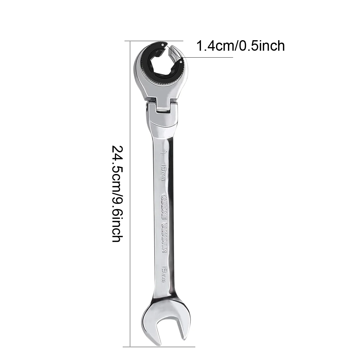 8-22mm Tubing Ratchet Wrench Tubing Ratchet Wrench Double Spanners Tools Oil Wrench Open end ratchet wrench