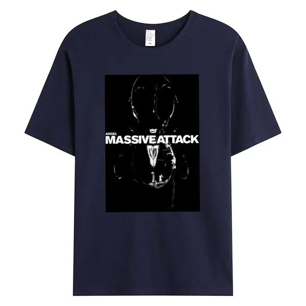 Massive Attack Mezzanine Angel album cover unisex shirt Robert 3D Del Naja Tricky Daddy G Electronic Rock Music T Retro