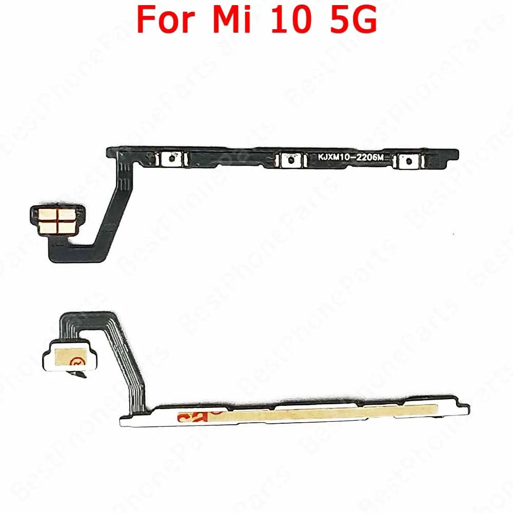 Per Xiaomi Mi 11T Pro 10 Lite 10S 10T 5G 11 Ultra 11i Key Power On Off Volume di ricambio Mi10 Mi11 Flex Cable