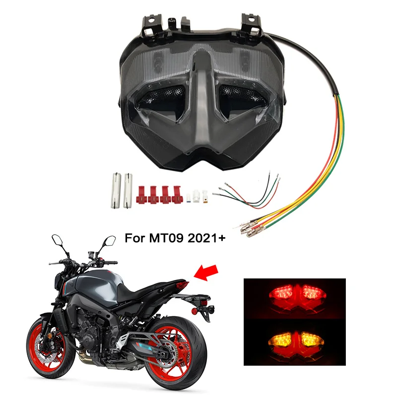 Fit For YAMAHA MT-09 MT09 MT 09 2021-2023 Led Integrated Taillight Rear Tail Brake Turn Signals Light Motorcycle Accessories