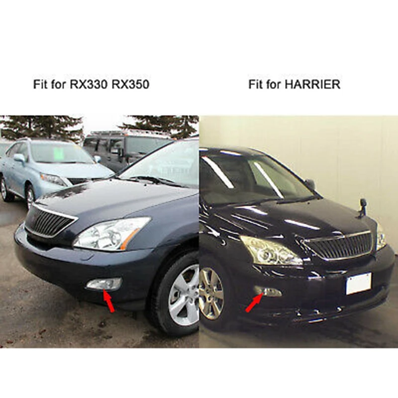 1 زوج سيارة الجبهة الوفير مصباح الضباب مصباح لكزس RX300 RX330 RX350 2003-2006