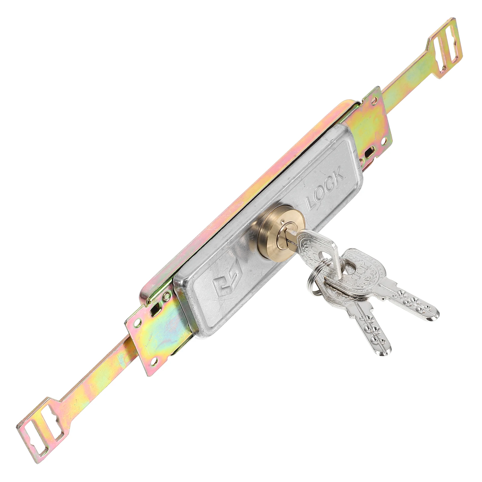 

Rolling Door Lock Commercial Steel Black Barn Latch Versatile Application Easy Install Security Doors Sliding Gate Shed H