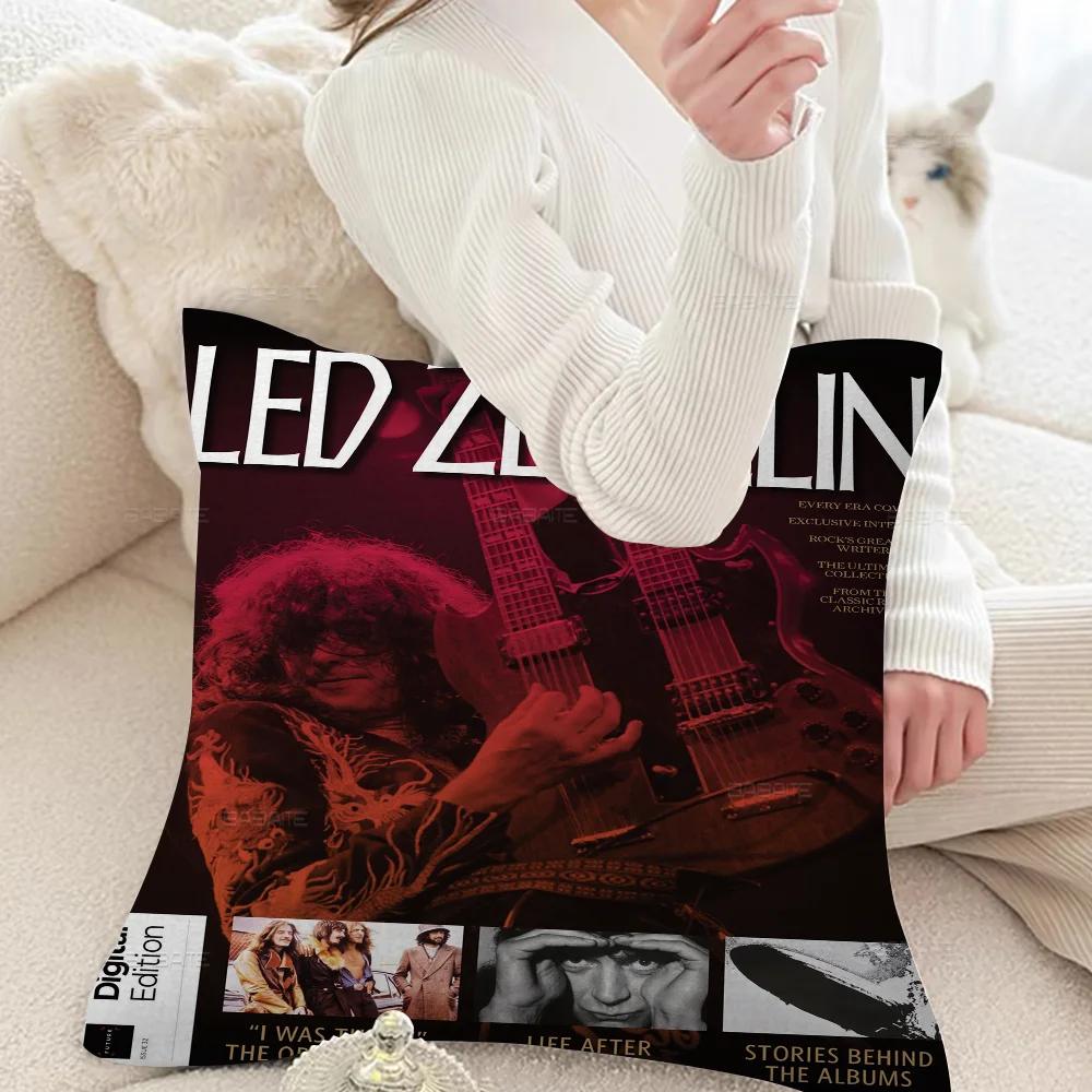 Band L-Led Z-Zeppelin Pillow Cover For Bedroom Room And Living Room Sofa Decorative Cushion Cover