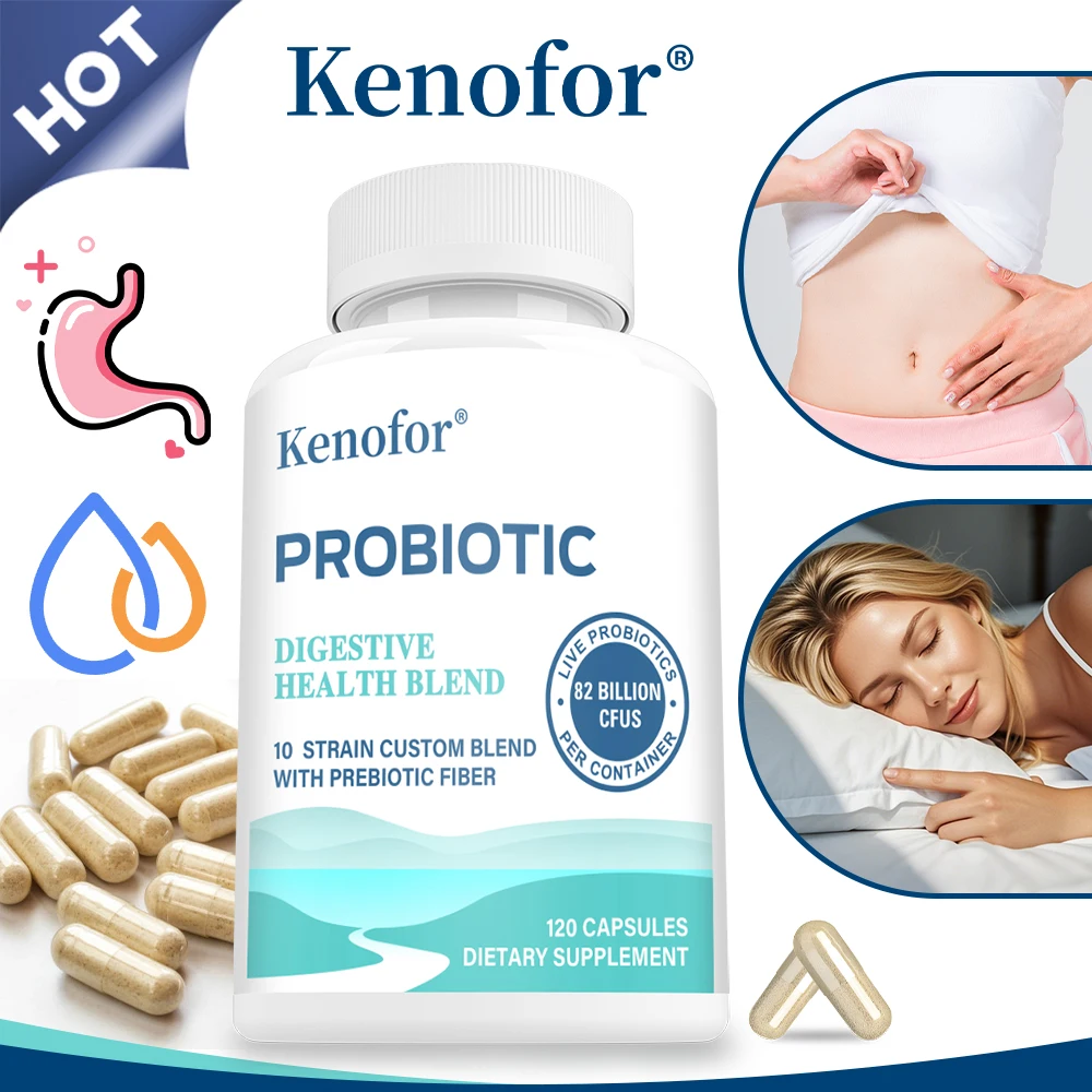 

Organic Probiotic 82 Billion CFU, Probiotic for Women, Probiotic for Men and Adults, with Prebiotics for Digestion, Immunity