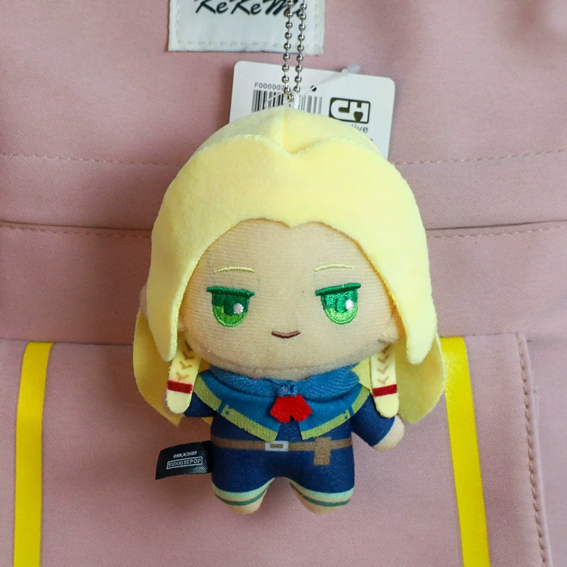 Neue 10 cm Mini Delicious in Dungeon Plüschpuppe Marcille Chilchark Laios Touden Senshi Puppe Anhänger Schlüsselanhänger Spielzeug als Geschenk