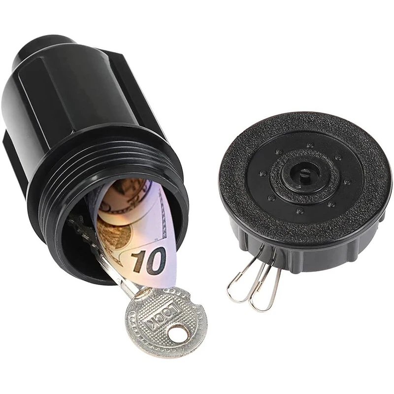 Hide A Key Cash Hidden Box Sprinkler Head Money Safe Waterproof Impact Resistant Outdoor Garden Yard Hiding Vault Case