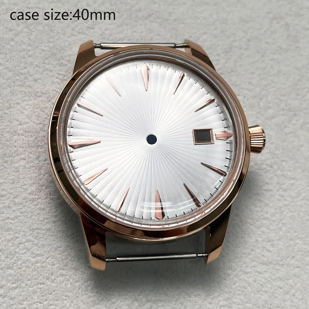 قرص بضغط 35 ملم NH35 مع حافظة بريساج 40 ملم مناسبة لحركة NH35 الأوتوماتيكية SRP855J1/SRPG23J1/SRPB46J1 ملحقات الساعة