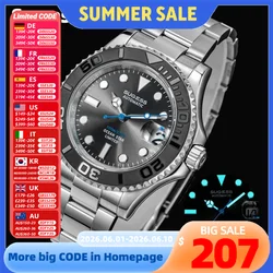 Sugess New Diving Men's Watch Automatic Mechanical WristWatches 10Bar NH35A Movement Sapphire Luminous Ceramic Bezel S450-2 2025