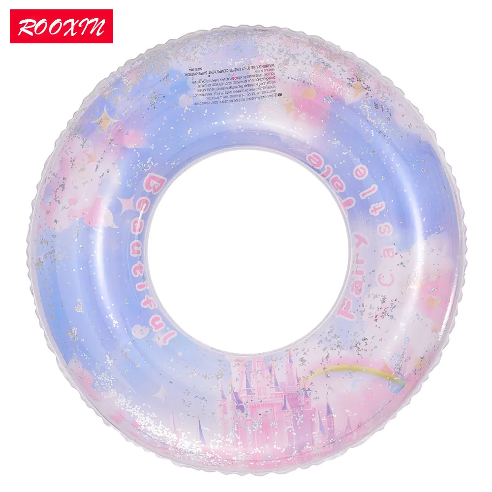 ROOXIN Child Teen Swim Ring Tube Inflatable Toys Adult Kid Swim Ring For Teen Swimming Ring Swim Pool Float Water Play Equipment