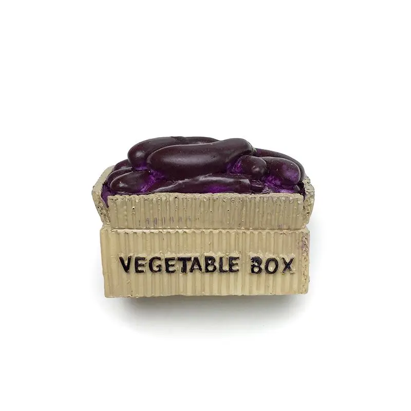 

3D Resin Vegetable Box Fridge Magnet - Cute Home Decor Items Refrigerator Magnets for Kitchen Room Decoration Magnets for Fridge