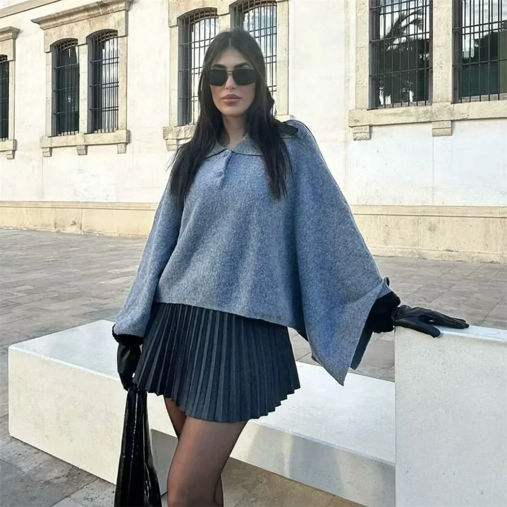 Y2K 2025 Summer Pleated Skirts Women High Waist Gray Female A-Line Mini Shorts Skirt Ladies Casual Loose Short Skirts New