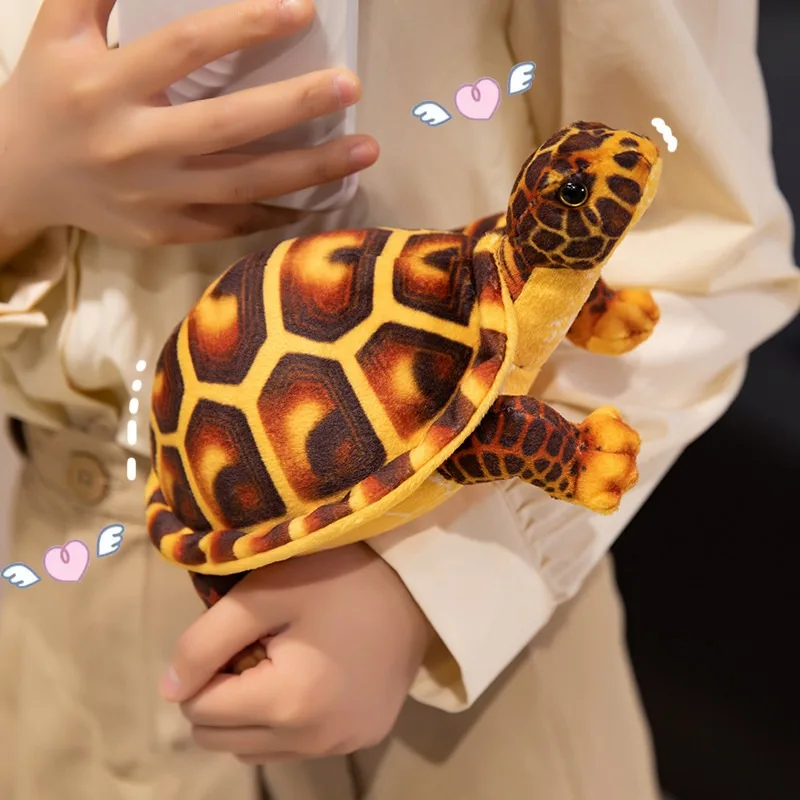 25 cm gesimuleerde schildpad knuffel zachte levensechte schildpad gevulde pop schattige pluche sierkussen verjaardagscadeaus kinderen jongen