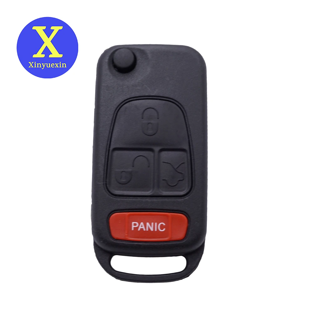 

Чехол для дистанционного ключа Xinyuexin, сменный чехол для Mercedes Benz C E S ML SL ML55 AMG S500 SL500 W168 W124 4 кнопки