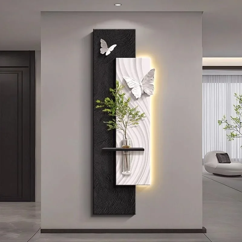 LED Light Advanced Sense Of Art Mural Light Modern Luxury Living Room Sofa Background Wall Painting Bedroom Atmosphere
