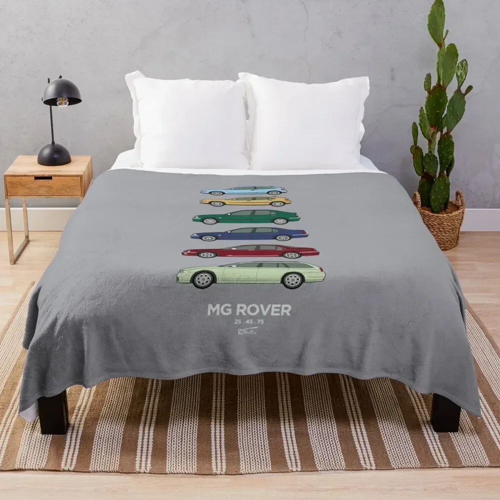 

Rover 2001 25, 45, 75 Classic Car Collection Throw Blanket Personalized Gift Cute Plaid on the sofa Blankets