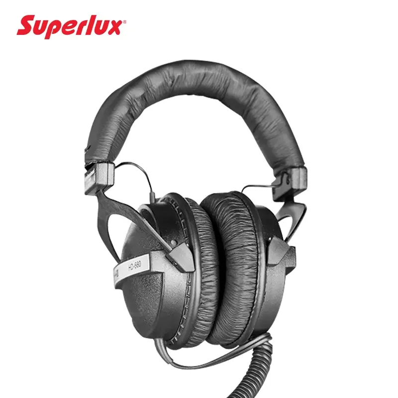 Superlux HD660 semi-open/full enclosed monitoring headphones