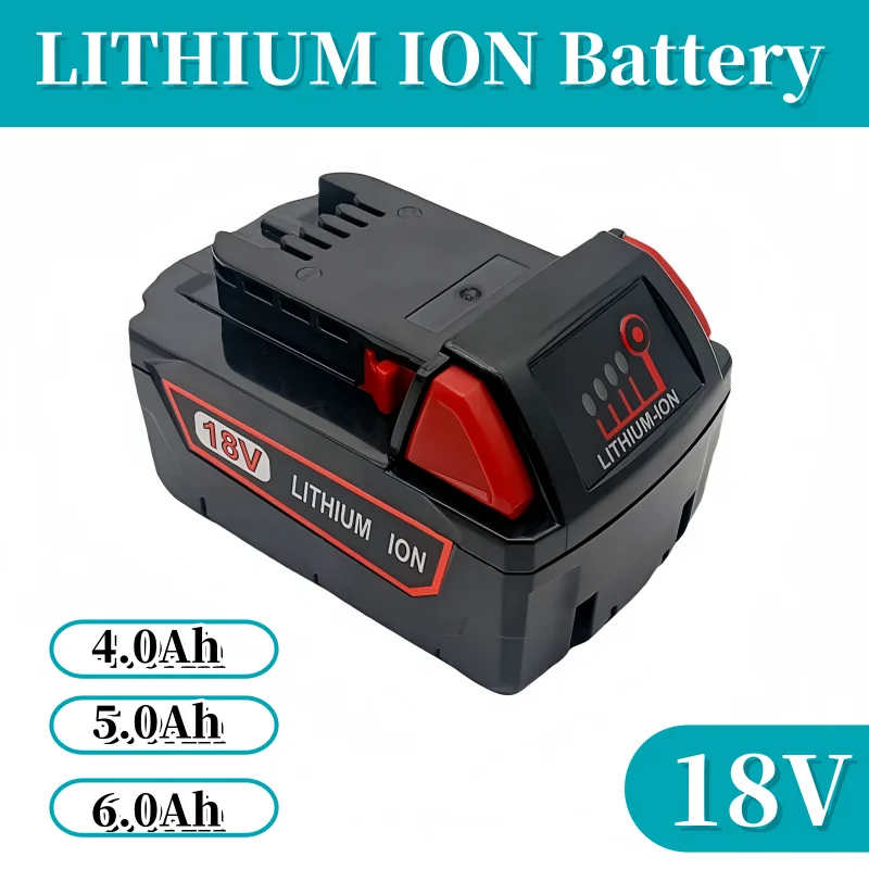 New M18 48-11-1815 48-11-1850 2646-20 2642-21ct lpega M18 battery positive charger 18V  4000mAh-6000mah