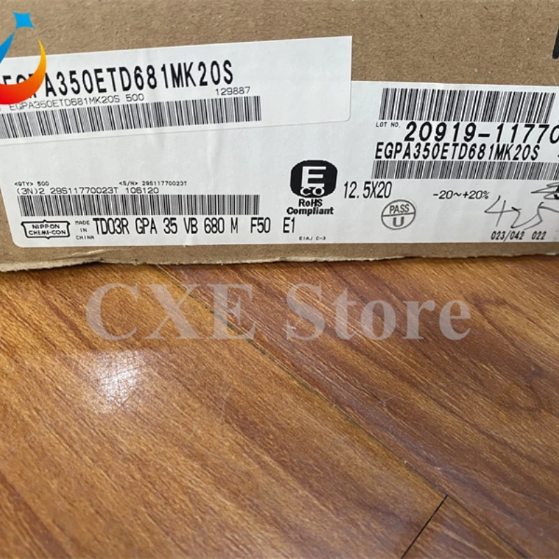 10PCS GPA 35V680UF Volume 12.5X20MM NCC Electrolytic Capacitors EGPA350ETD681MK20S 680UF 35V NEW