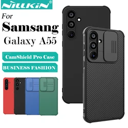 NILLKIN for Samsung A55 5G phone case, with a bumper and 360 ° full magnetic phone case for anti slip and scratch resistance