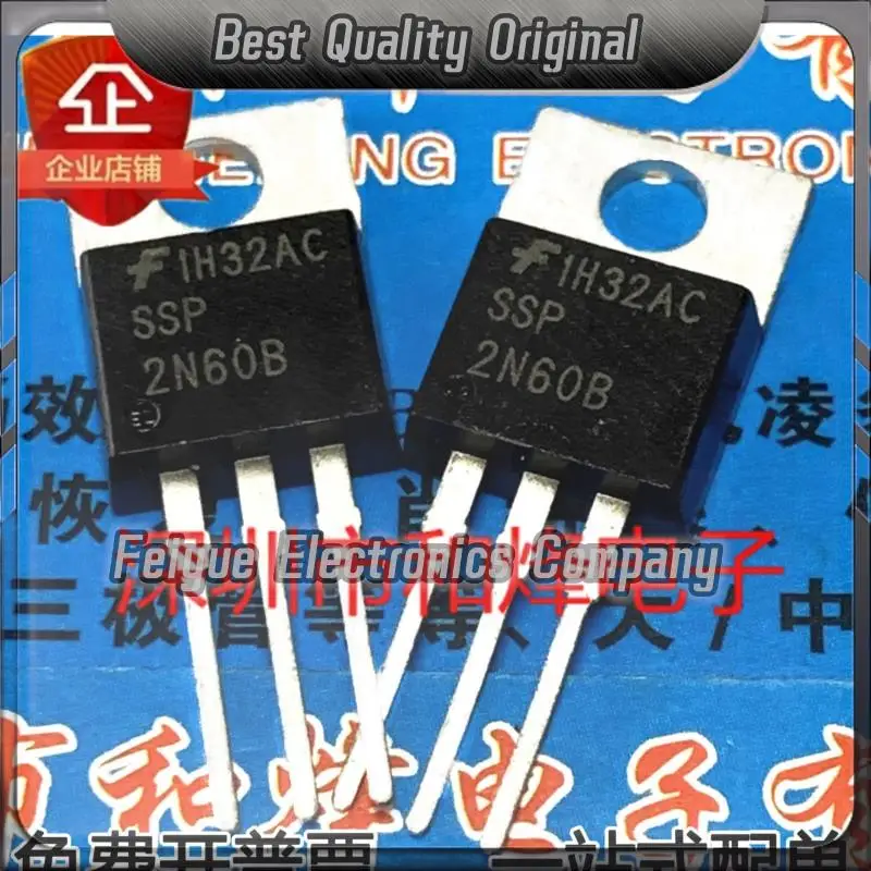 5PCS-20PCS  SSP2N60B  MOS TO-220 2A 600V  Best Quality Imported Original