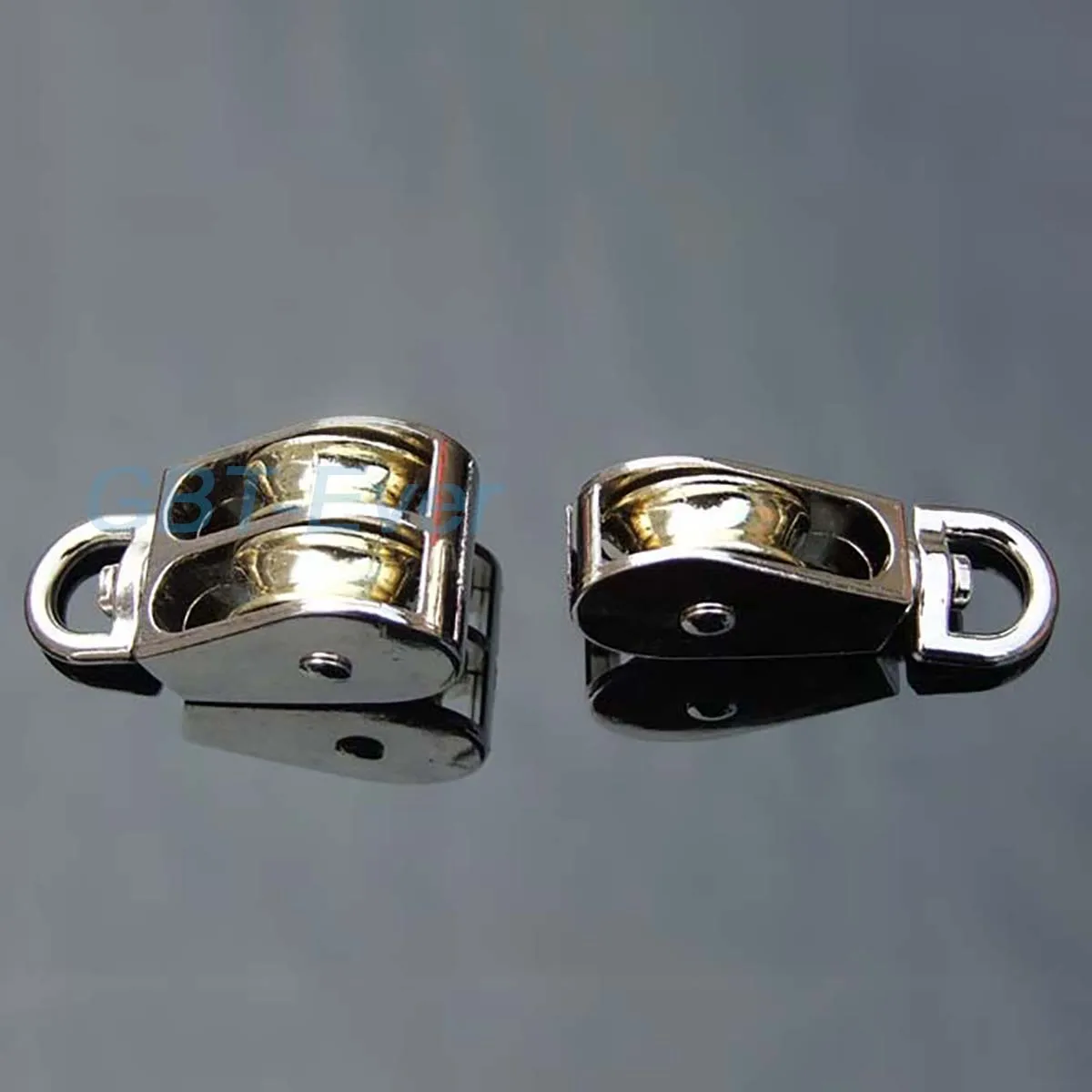 1 buah 36/43/52/58/75/86mm tali angkat roda Katrol roda mendaki Mini Pulley logam Sheave Zinc Alloy Katrol Wiel