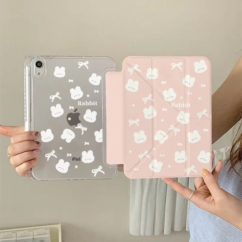 Protective Case for IPad 10.2 Case 7/8/9th Generation IPad 10th Generation Case 2022 Air 5th 4th 2020 Pro 11 Pink Free Butterfly