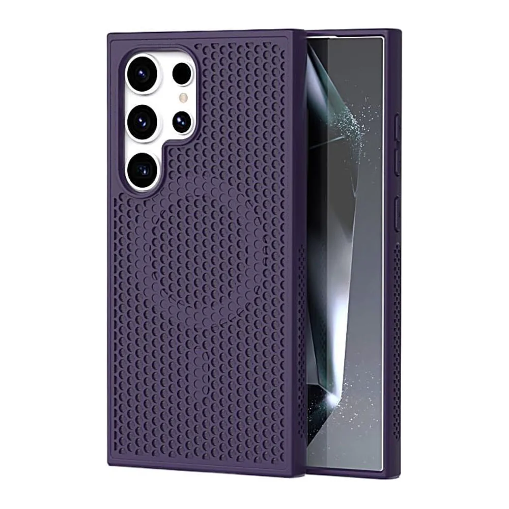 

Magnetic Mesh Case for Samsung Galaxy S25/S25 Plus/S25 Ultra – Honeycomb Heat Dissipation, Breathable Cooling Design