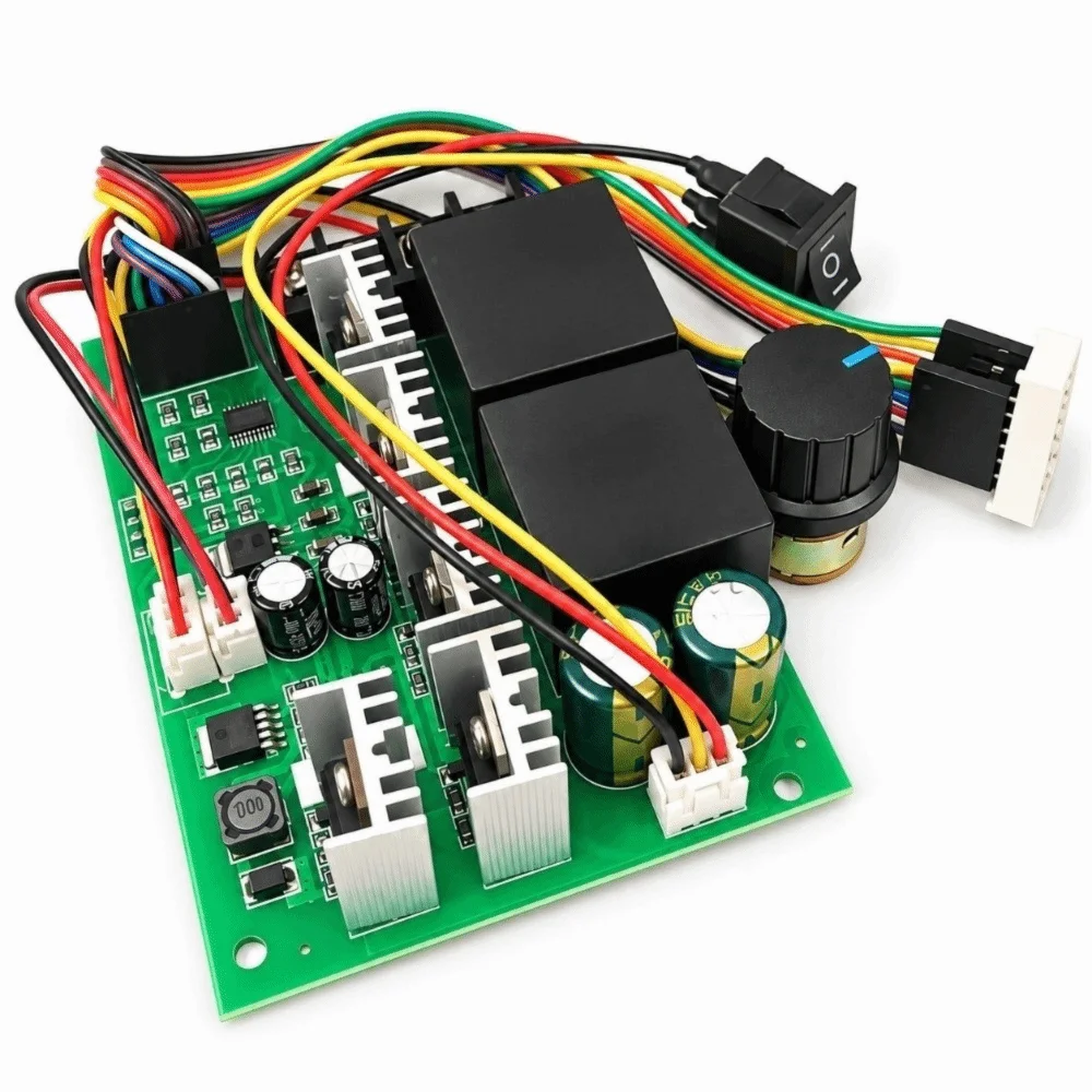 60A Current Rating PWM Motor Speed Controller CW/CCW Switch 0-100% Adjustment DC Motor Speed Controller