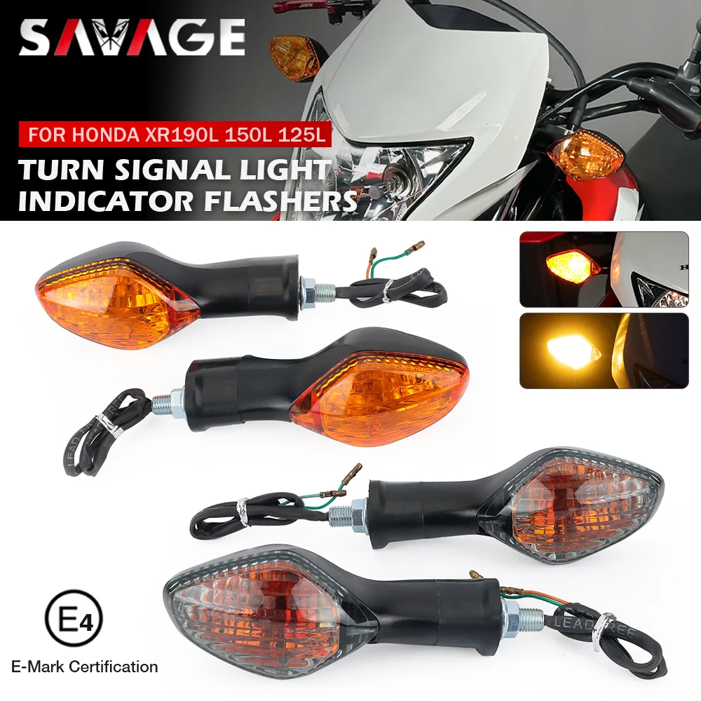 

Turn Signal Light Indicator For HONDA XR190L XR150L XR125L XR 190L 150L 125L 2014-2024 Motorcycle Front Flasher Blinker Lamp