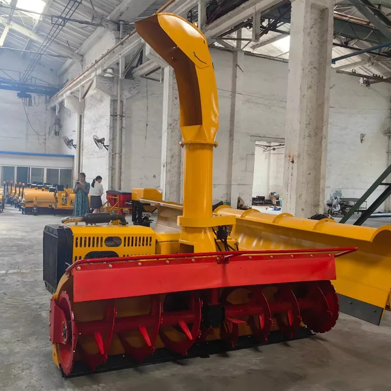 Vehicle Engine-Powered Hitch-Mounted Snow Sweeper/Blower Snow Sweeping Brush for Road Cleaning