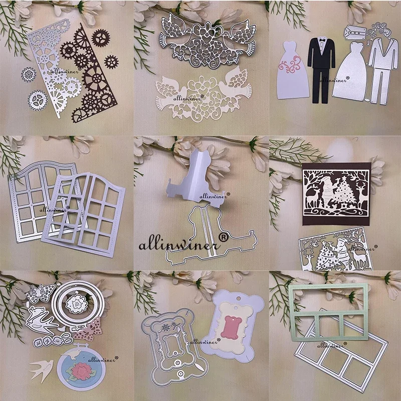 Series combination Metal Cutting Dies Stencils Die Cut for DIY Scrapbooking Album Paper Card Embossing