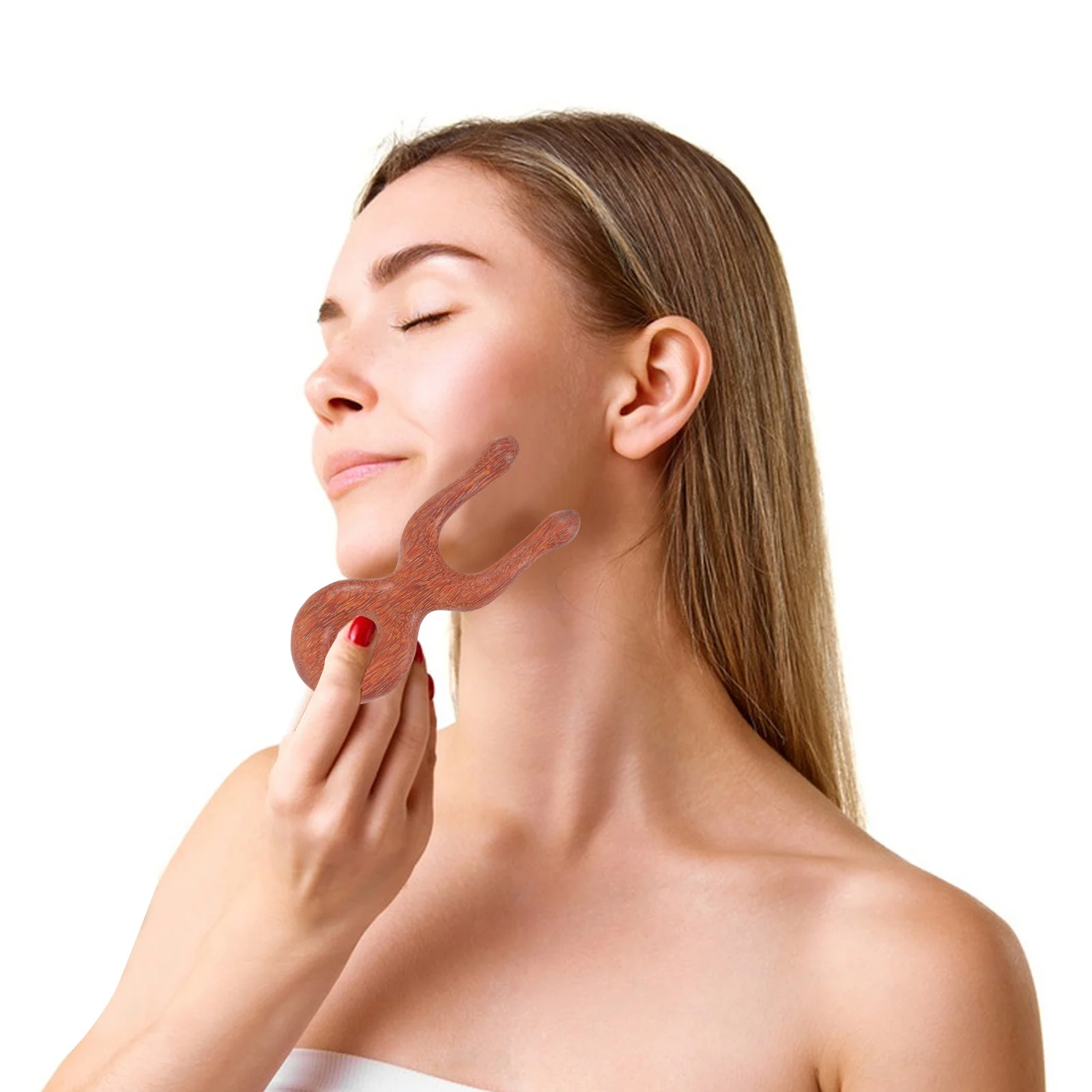 

Wooden Foot Massage Tool Meridian Trigger Point Massager Long Handle Ergonomic Design for Back Legs Head Neck Relaxation