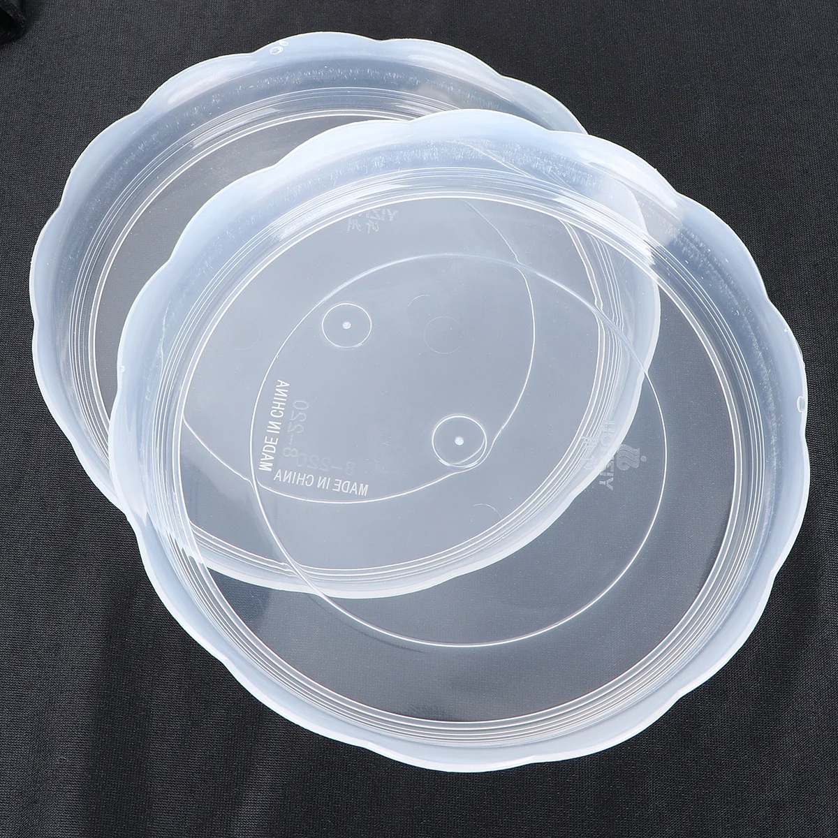 

20Pcs Clear Round Plant Pots Saucer Drip Tray 22Cm Plastic Long Serve Time for Bonsai Trees Flowerpot Tray Plants Pots Saucer