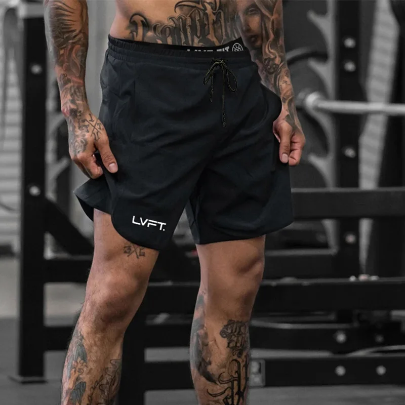 Sports Shorts Summer American Fitness Quick-drying Training Running Casual Squat Elastic Loose Thin Basketball Pants